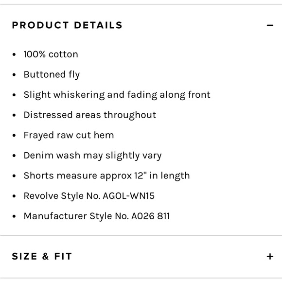 AGOLDE SHORTS - Picture 8 of 9